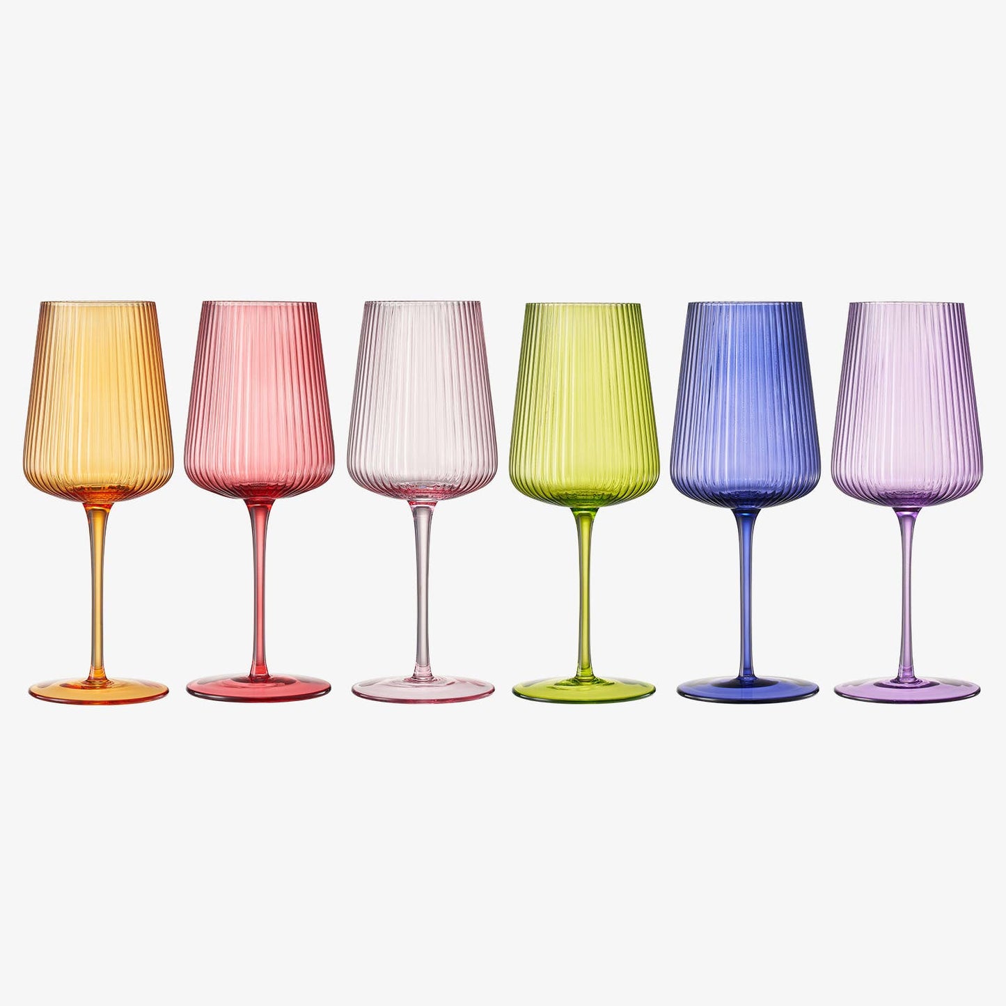 Color Outside the Wine Glass Set | Set of 6