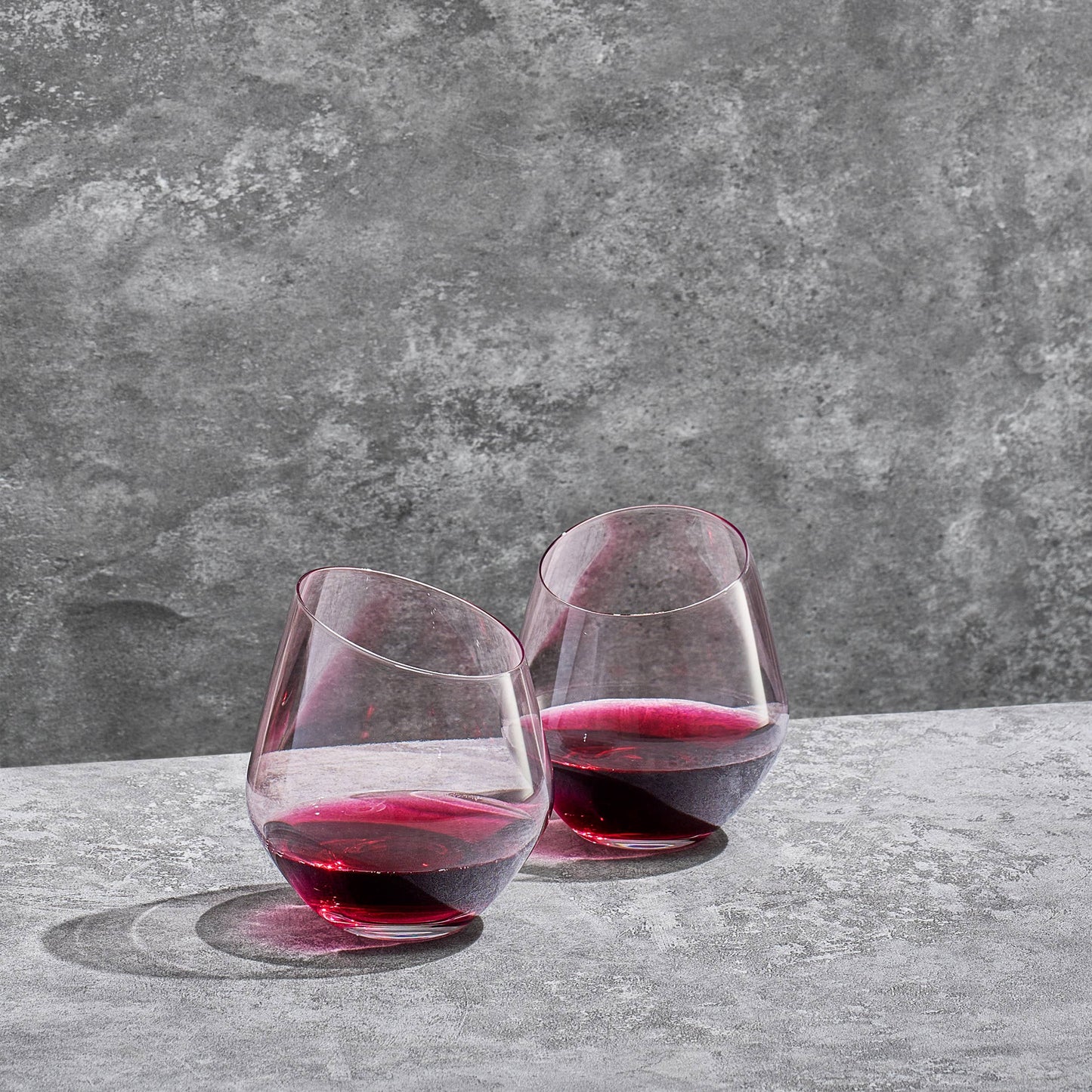 Blushvue Stemless Pink Wine Glasses | Set of 2 | 13.8oz
