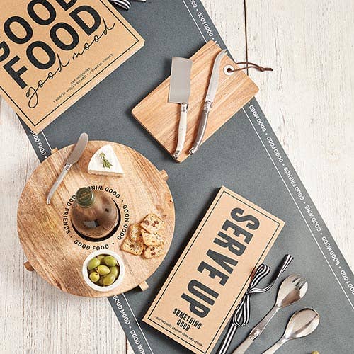 The Pour & Plate Cheese Board with Wine Slot