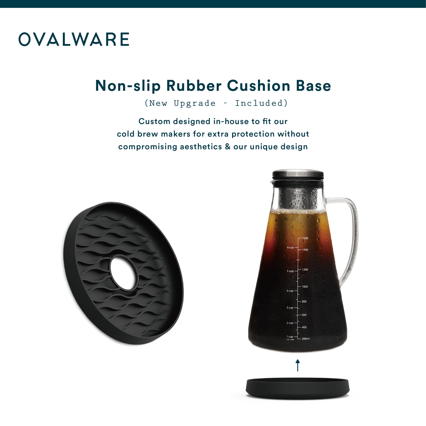 Cold Brew Elevated - Ovalware 1.5L Iced Coffee Maker