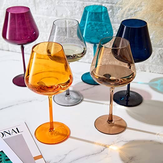 Jewels in the Sun Wine Glass Set