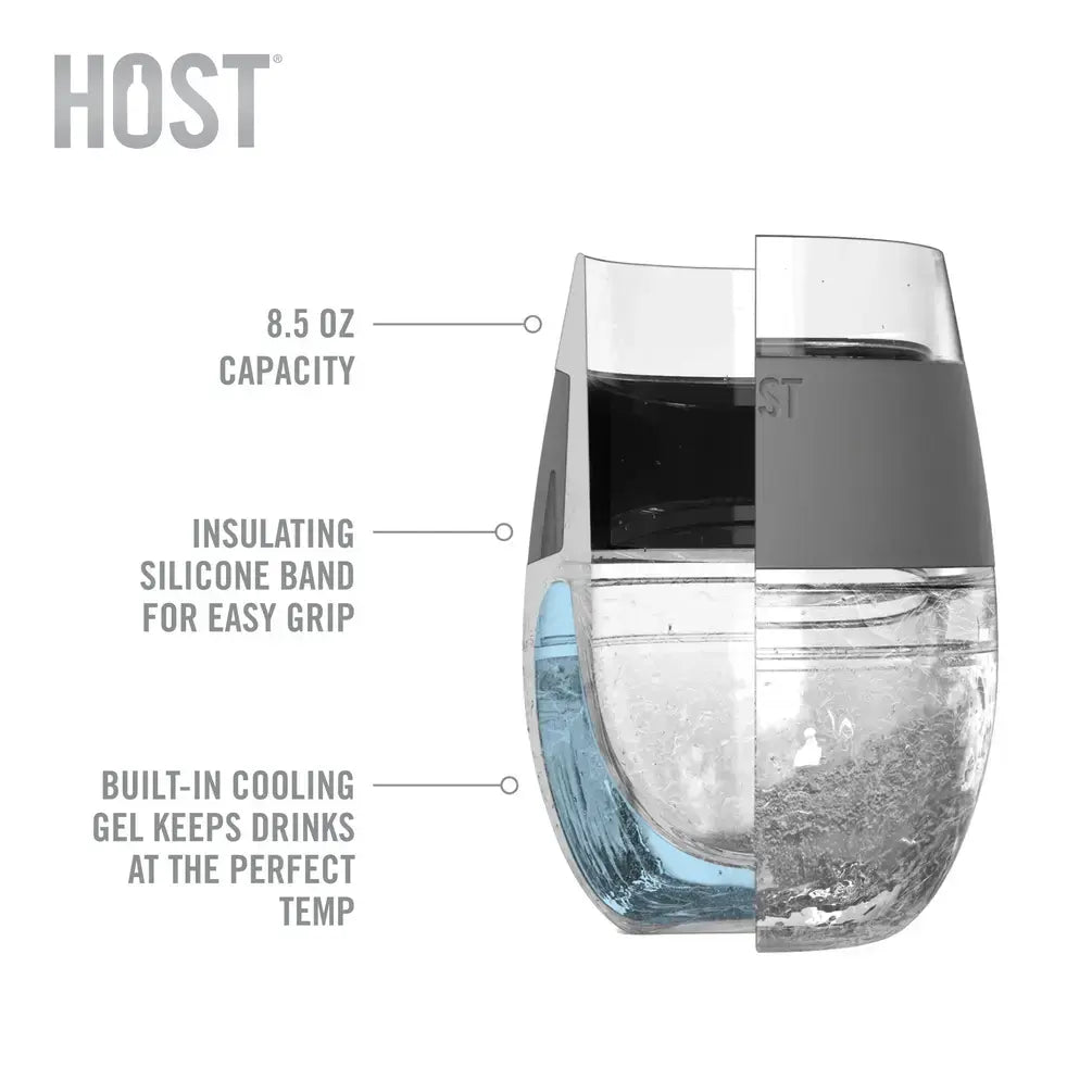 Wine FREEZE™ Cooling Cup - Marble Luxe