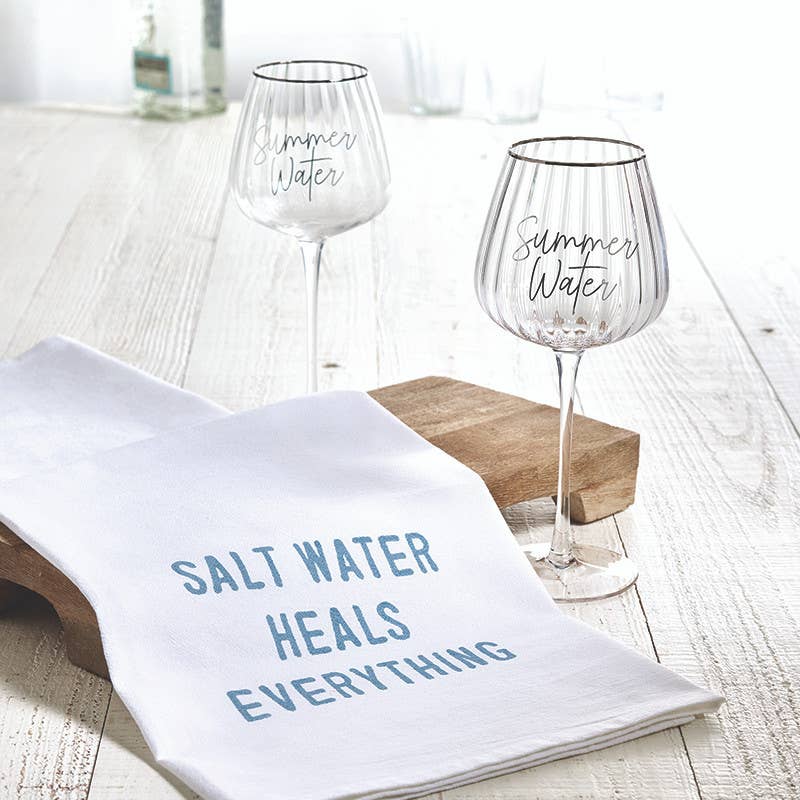 Summer State of Mind Wine Glass