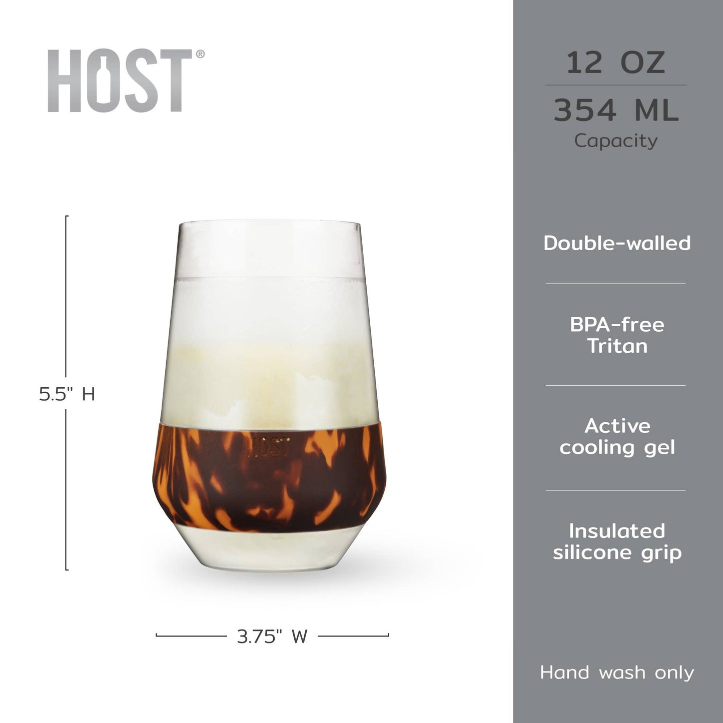 Wine FREEZE XL Cooling Cup - Tortoise