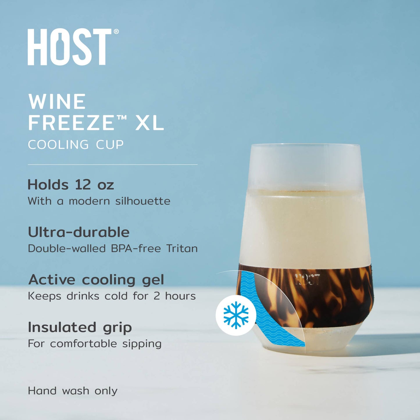 Wine FREEZE XL Cooling Cup - Tortoise