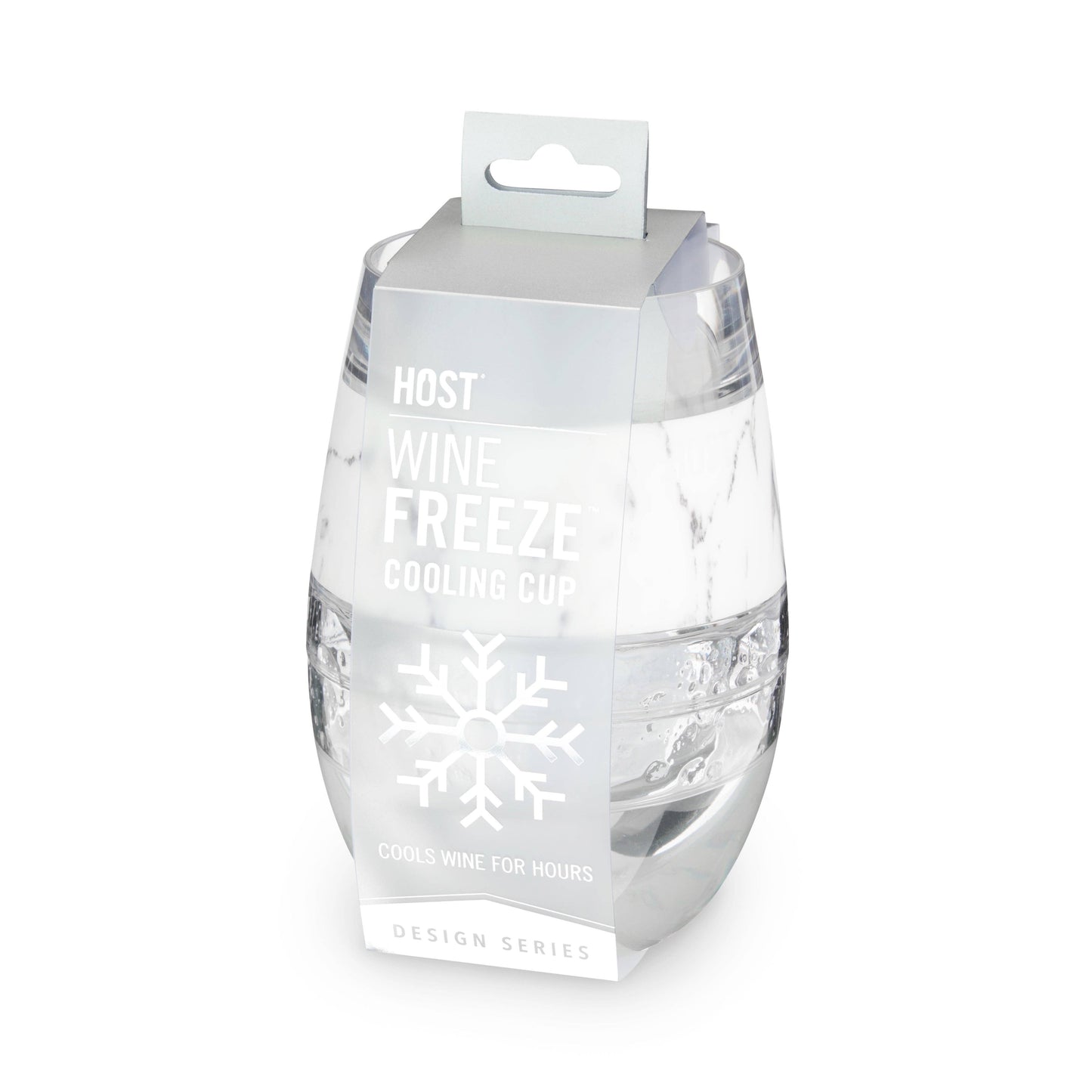 Wine FREEZE™ Cooling Cup - Marble Luxe
