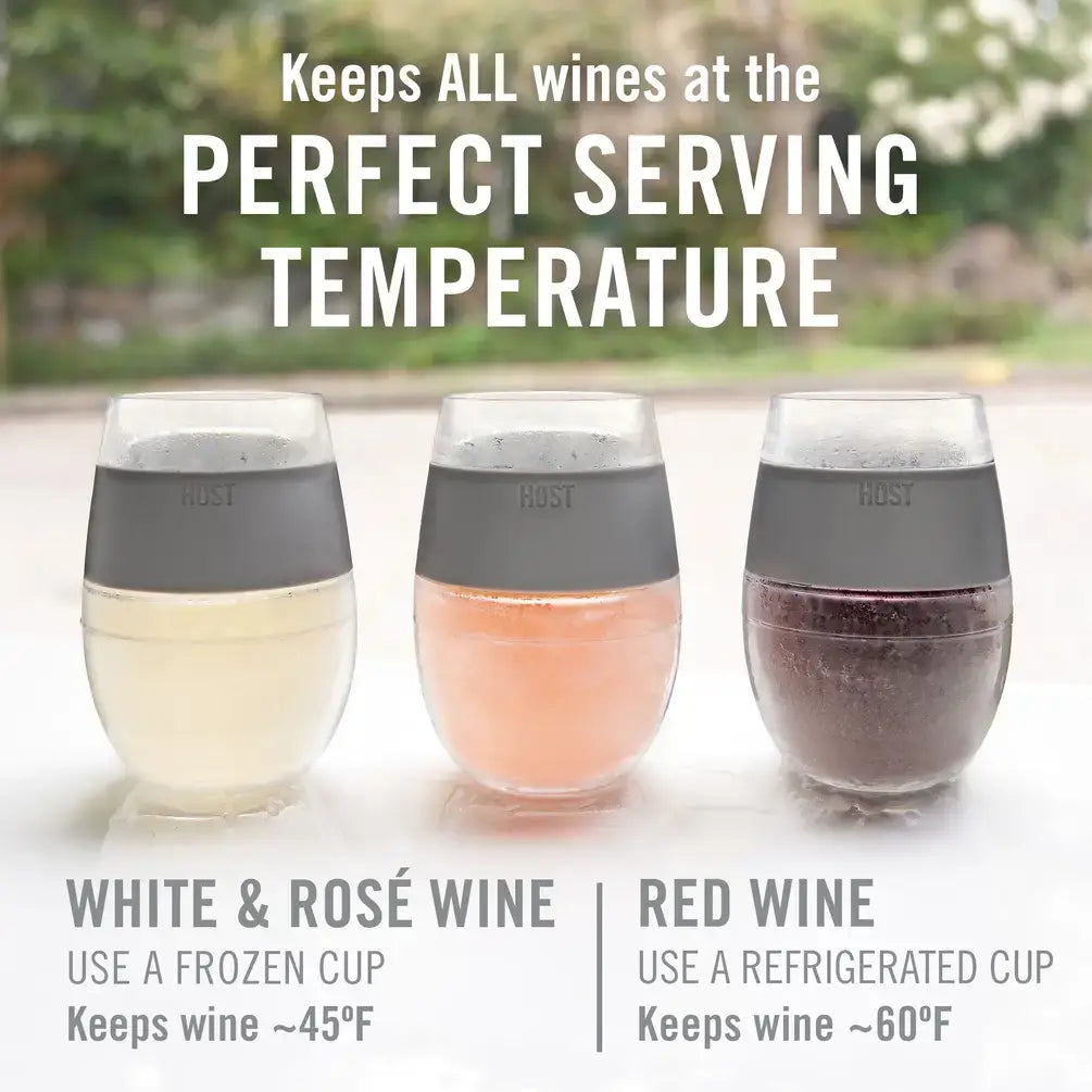 Wine FREEZE™ Cooling Cup - Marble Luxe