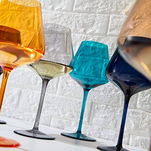 Jewels in the Sun Wine Glass Set