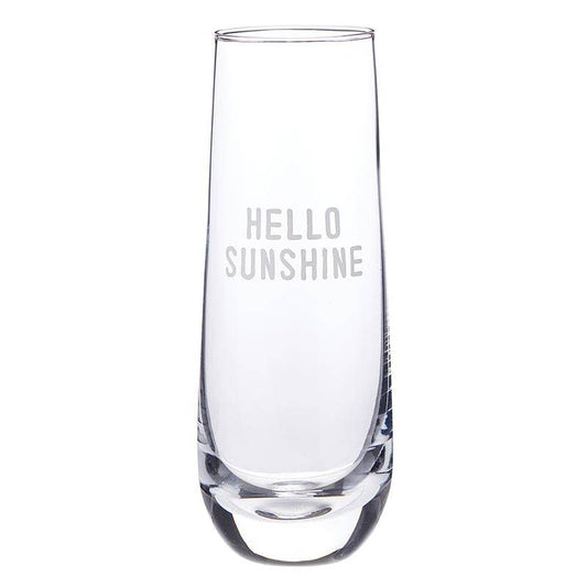 Good Morning Sunshine Mimosa Glass Set - Juice Cleanse