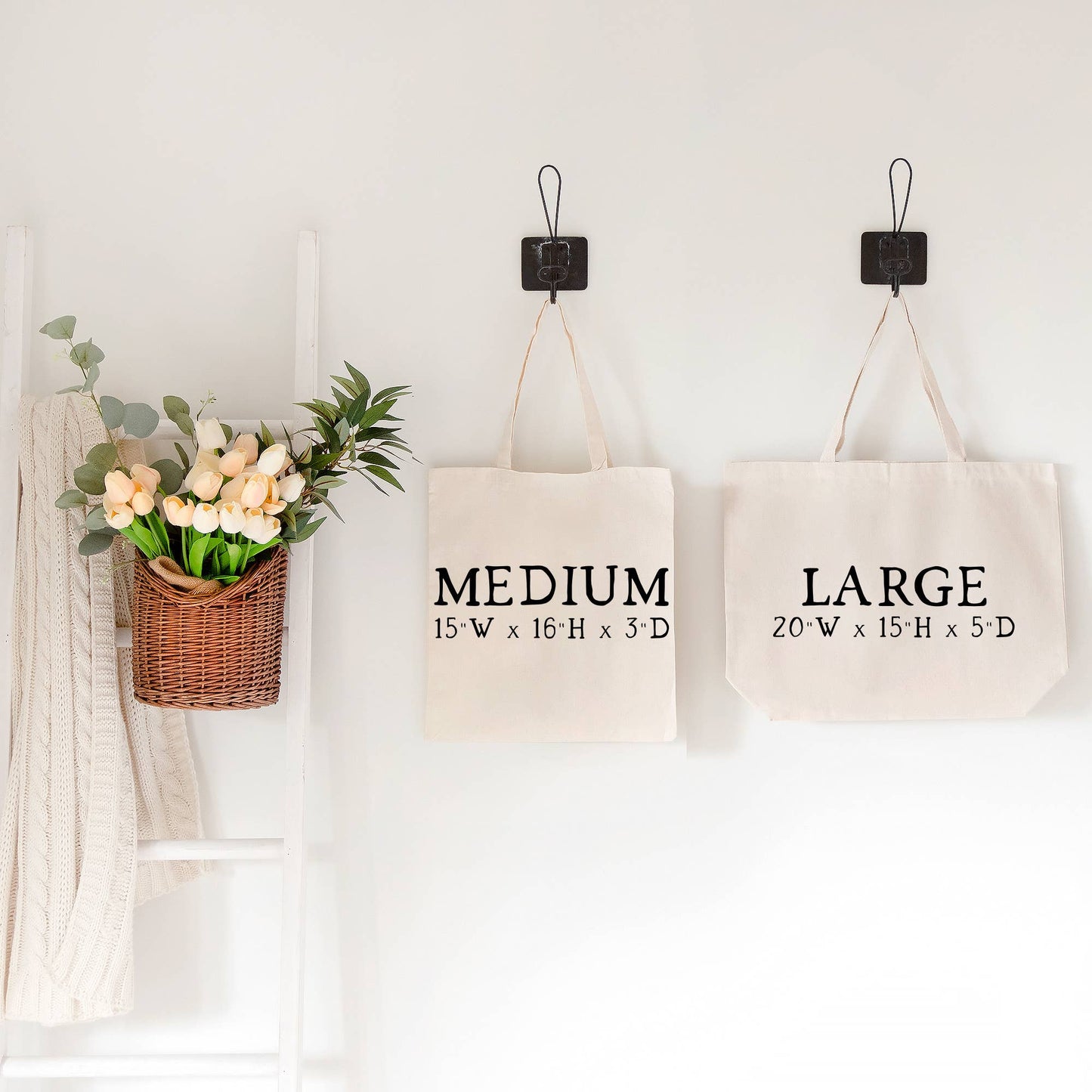 Booked & Poured  Medium Tote Bag